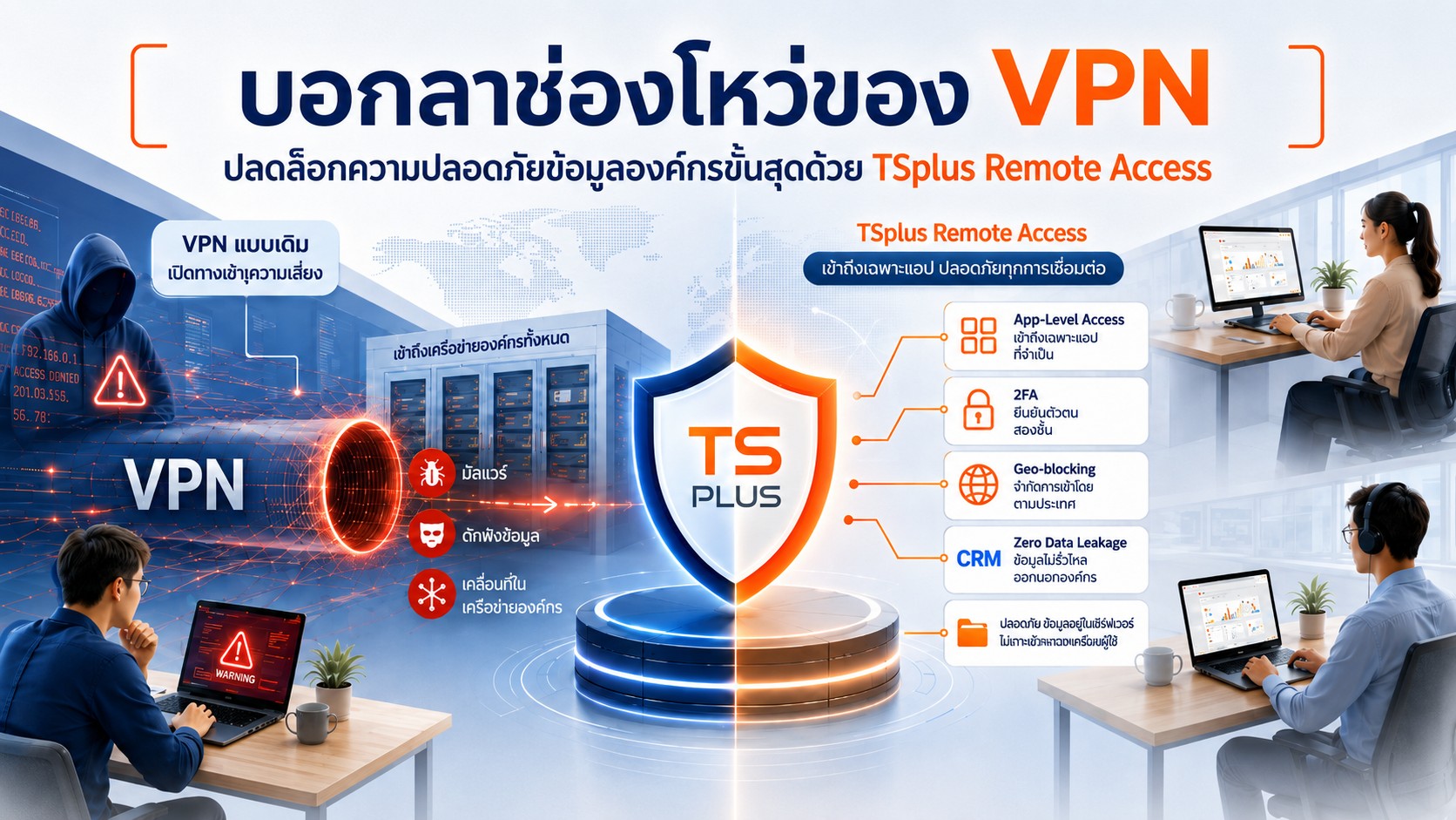 บอกลาช่องโหว่ของ VPN